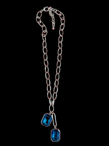 Alice  double stone necklace