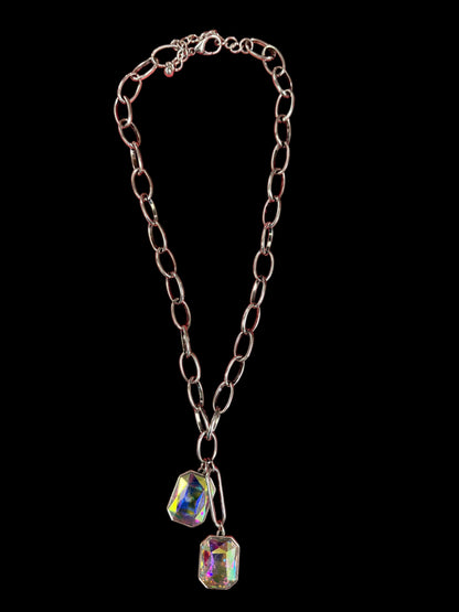 Alice  double stone necklace