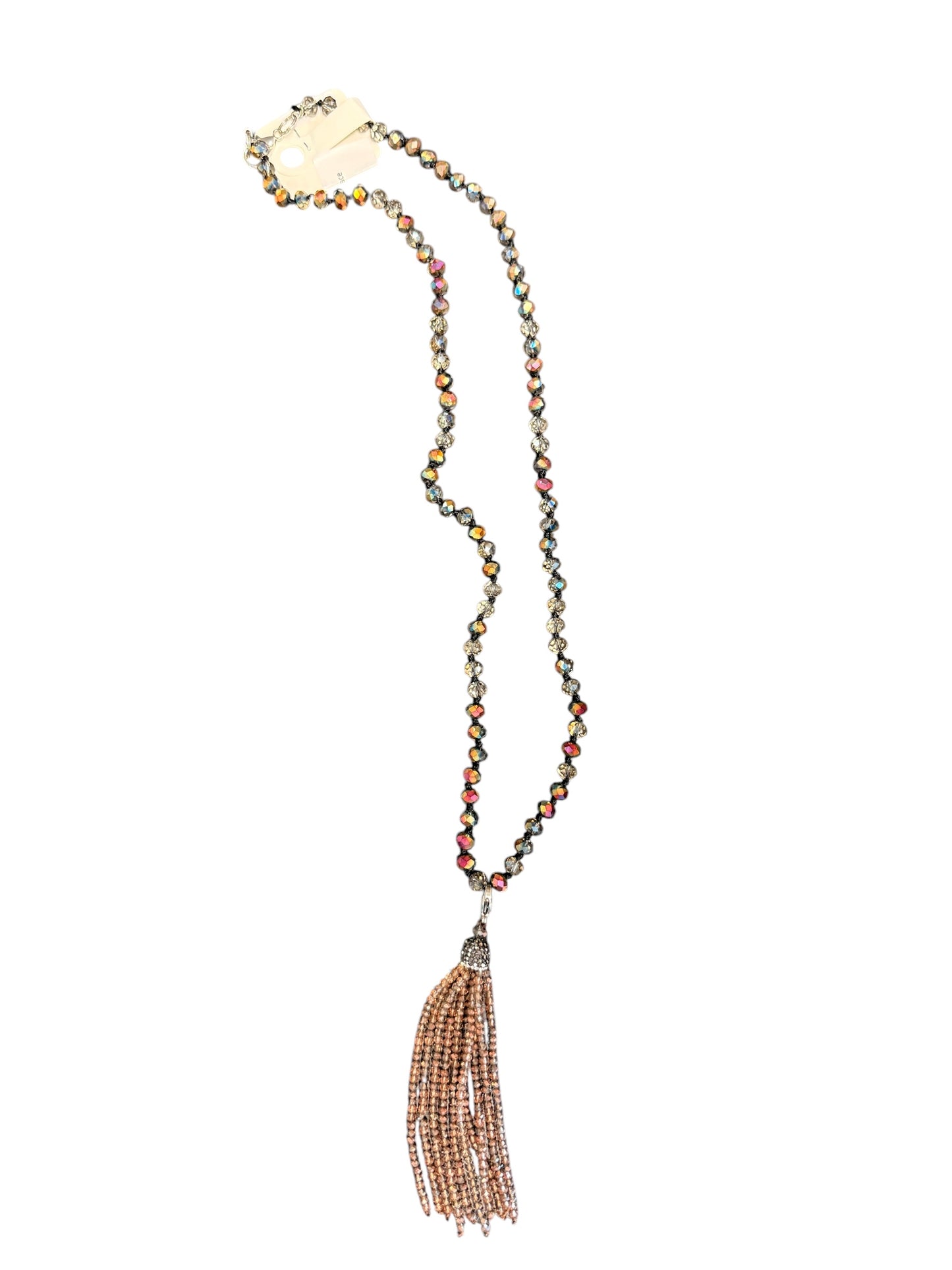 Alice Beaded Tassel Necklace