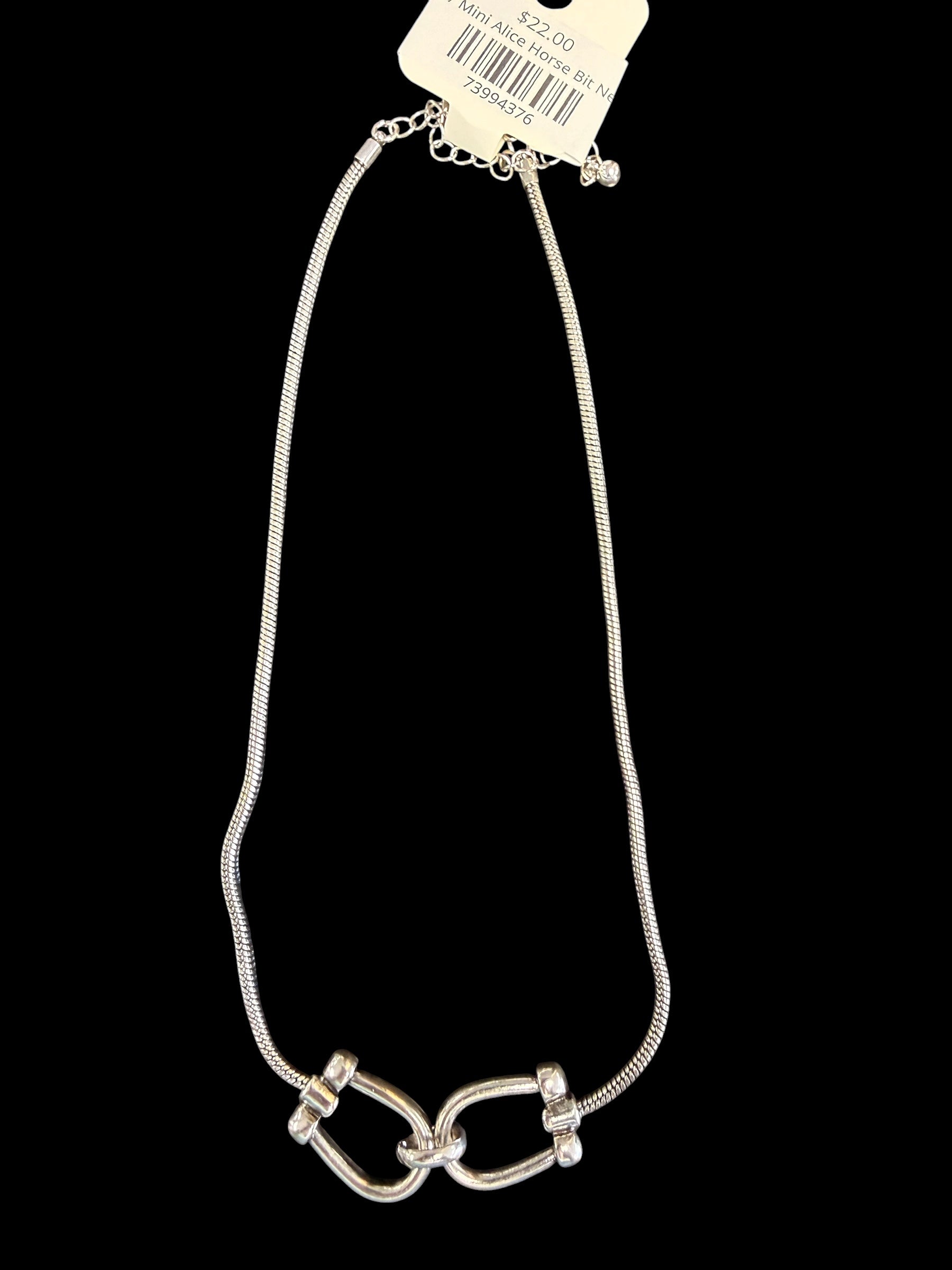 Mini Alice Horse Bit Necklace