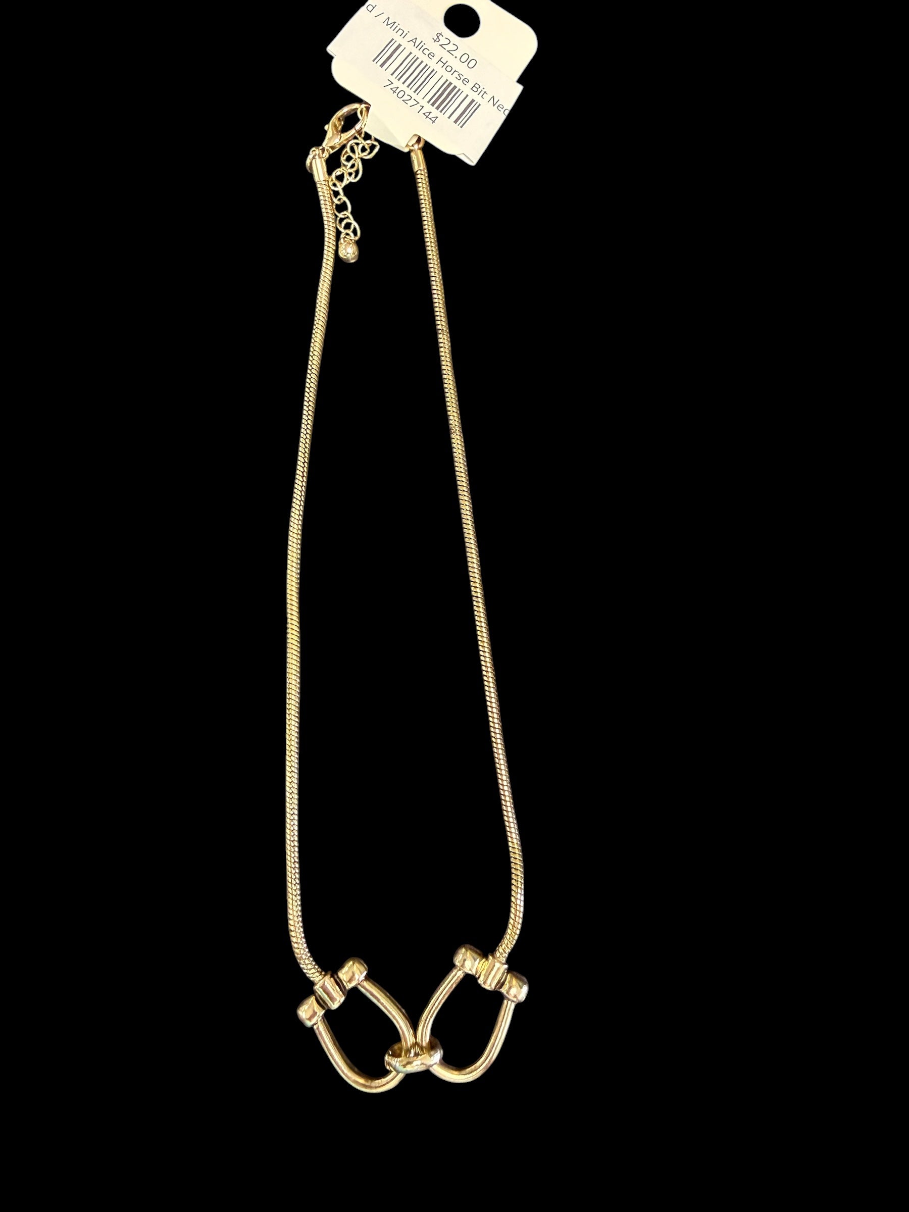Mini Alice Horse Bit Necklace