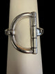 Alice Stretch Bracelet – Silver Horse Bit D-Ring