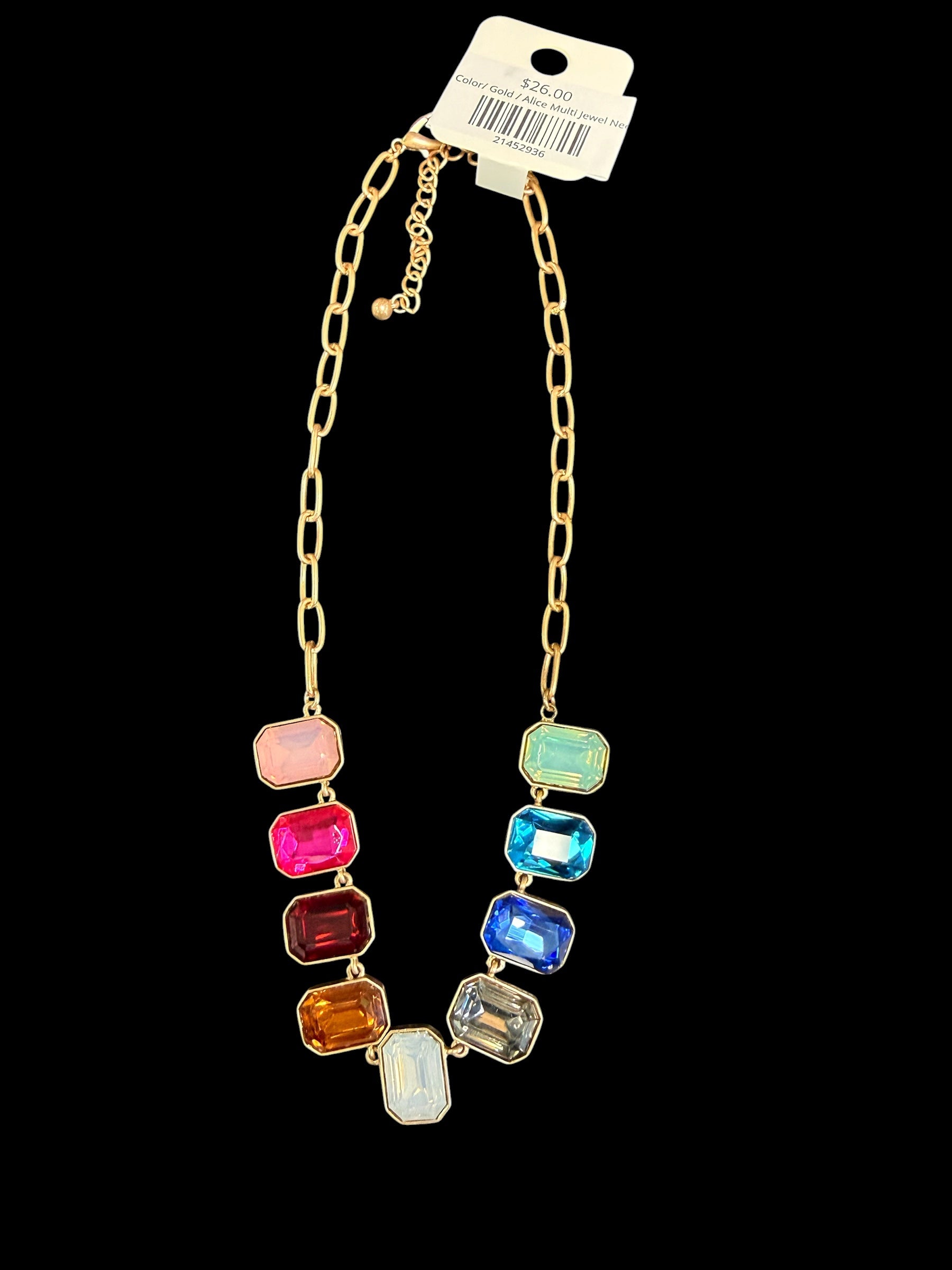 Alice Multi Jewel Necklace