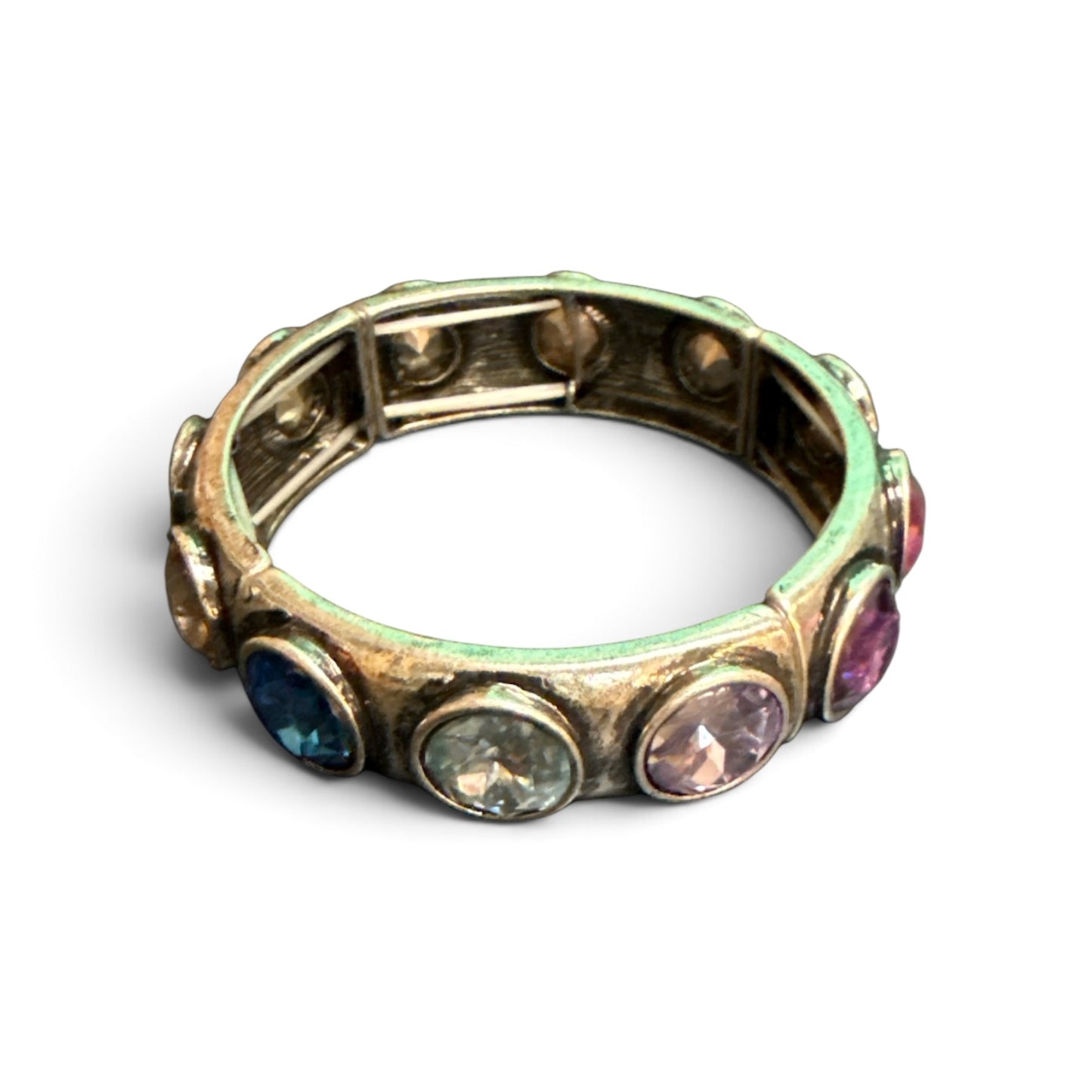 Alice Silver Round stone Bracelet