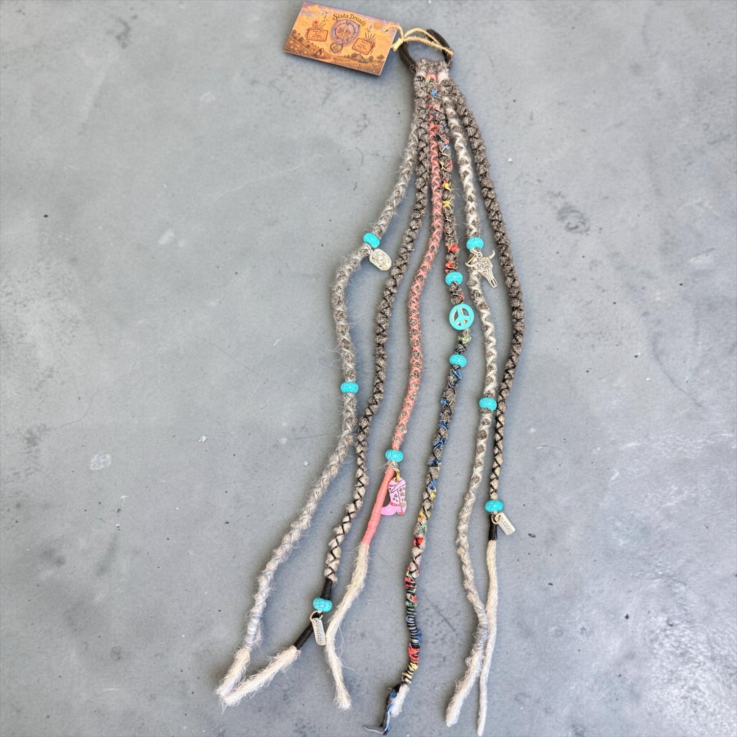 Sista Dreads W/Ponytail holders
