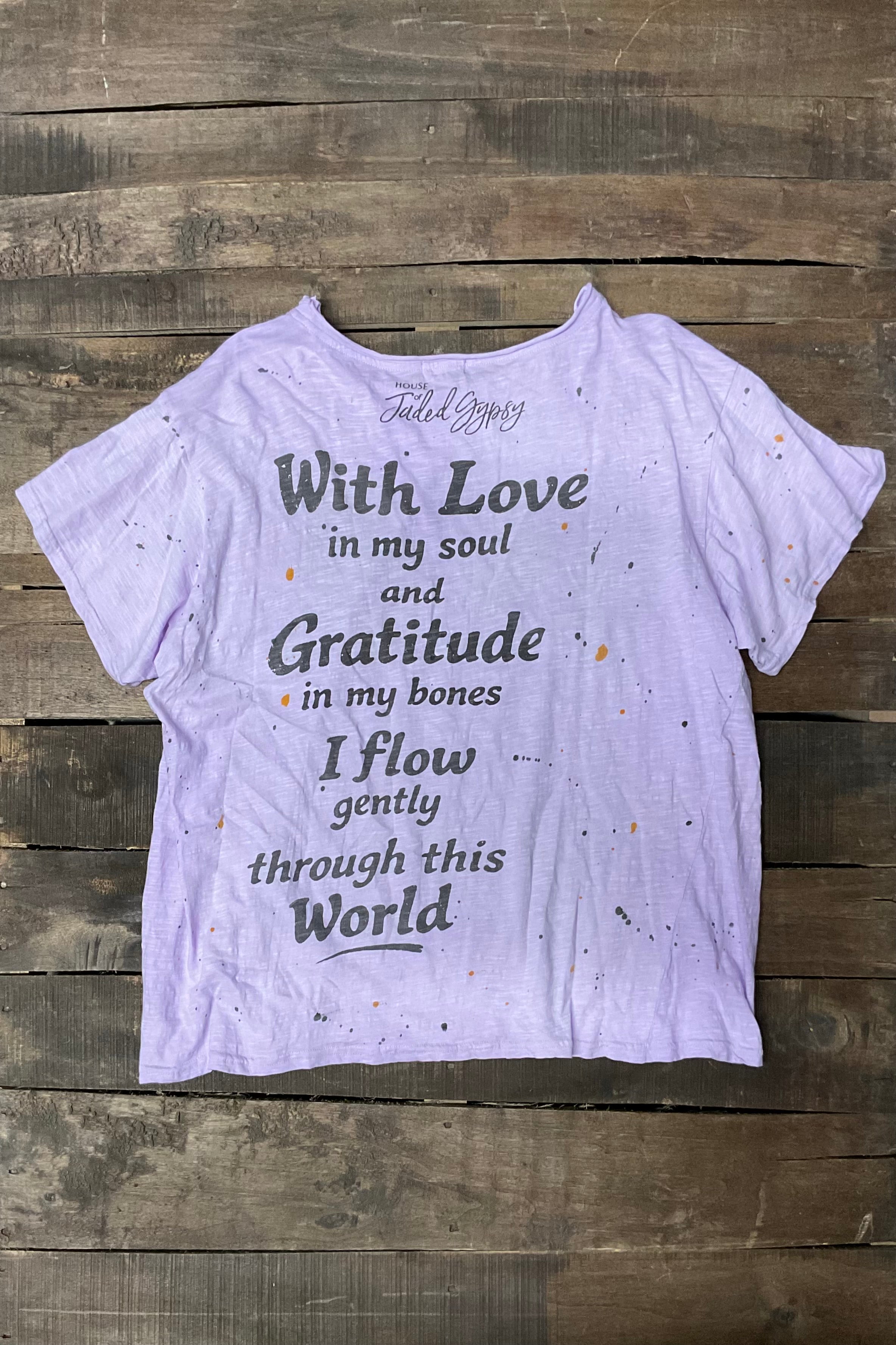 Worn and Weathered Tee - Moon Dust