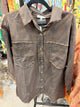 Brown Wild Bloom Tiger Shirt front
