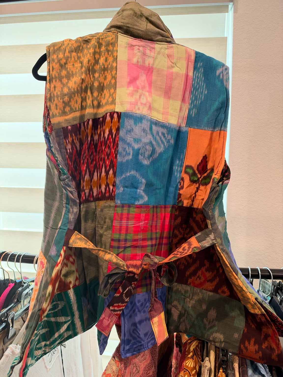 Jaded Gypsy Patchwork Soul Vest C - Electric Wanderer back