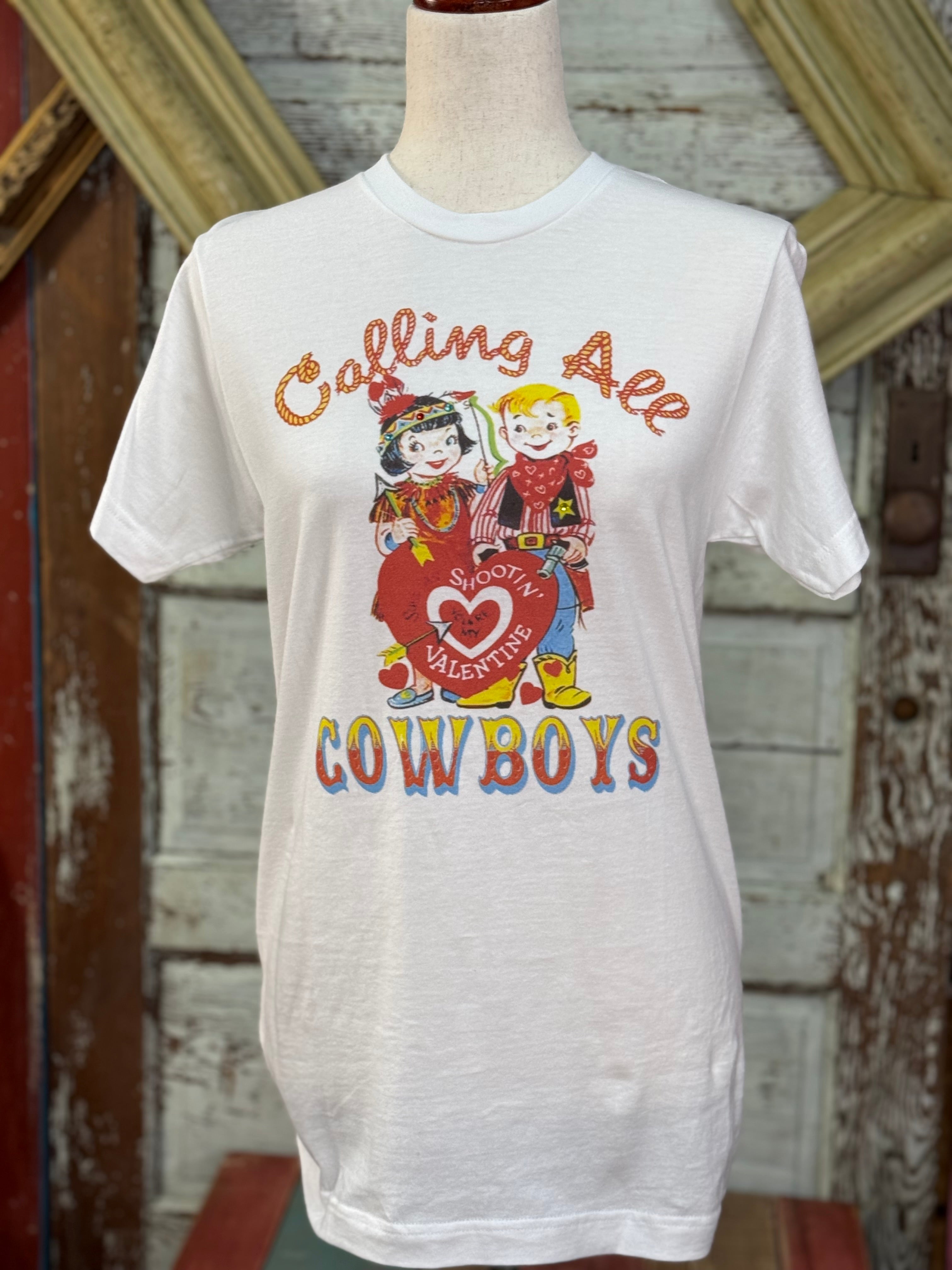 Calling All Cowboys Graphic Tee