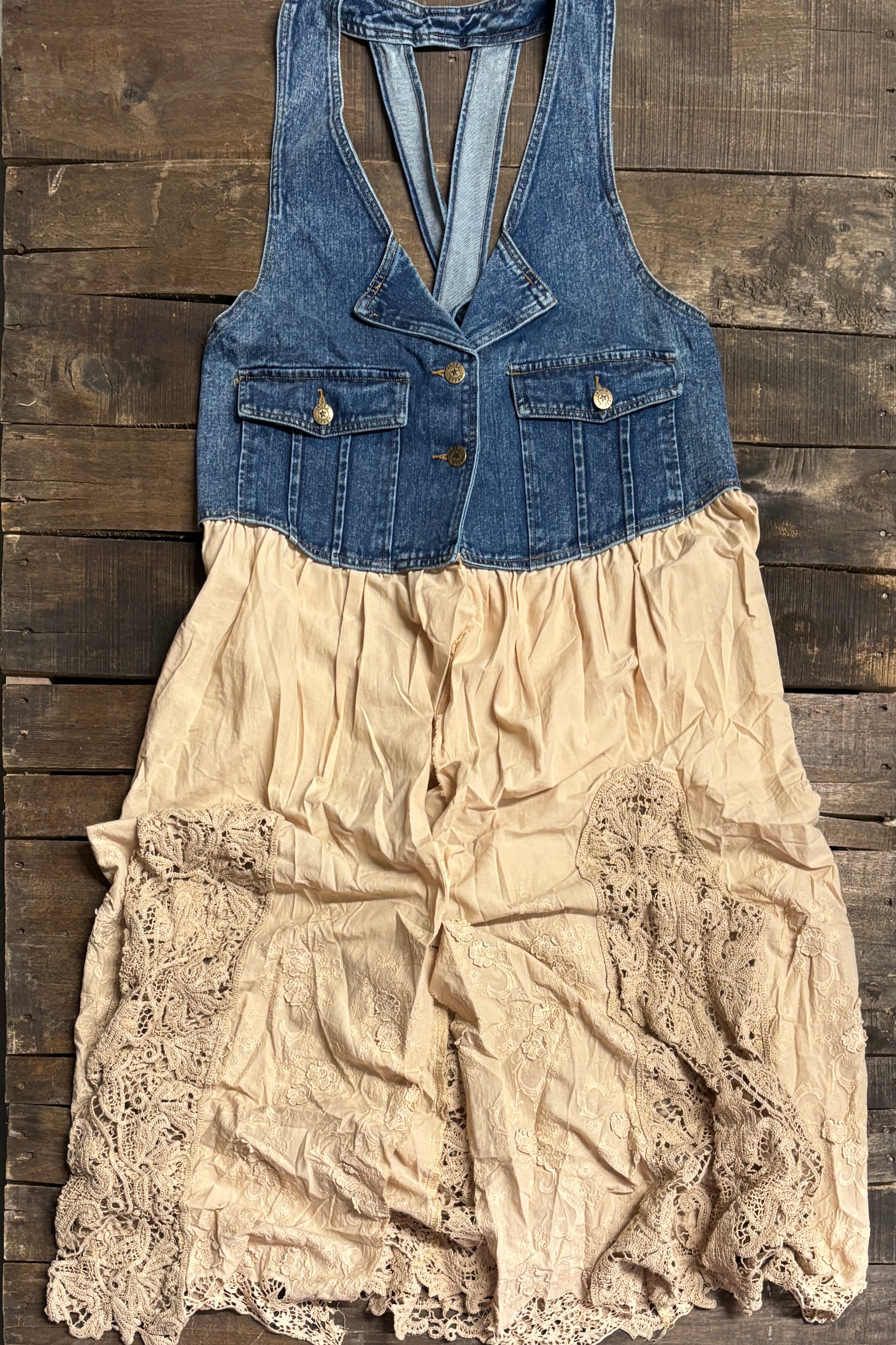 Jaded Gypsy Whispering Willow Vest Duster