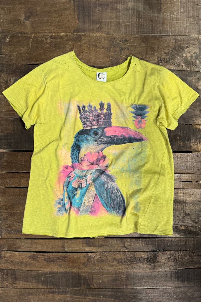 Jaded Gypsy Moon Dane Tee Royal Party