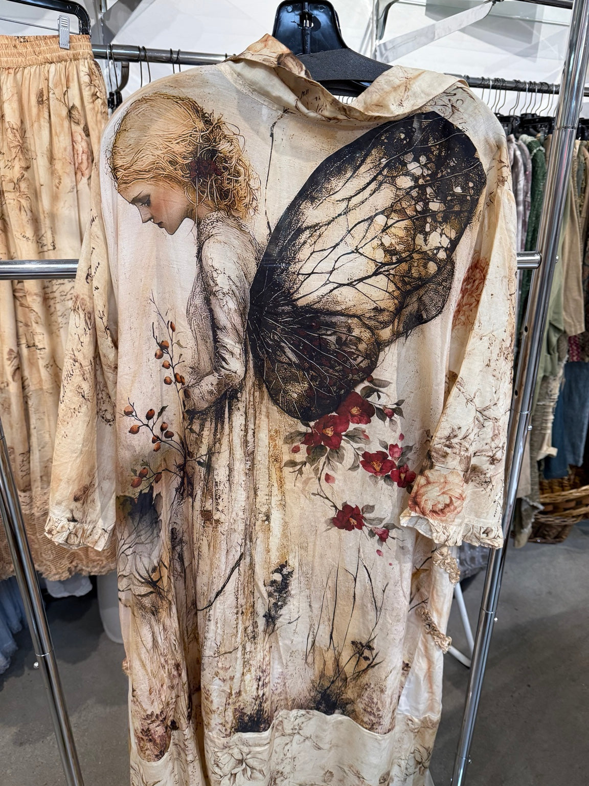 Paper Lace tea dye fairy duster PLR-478J