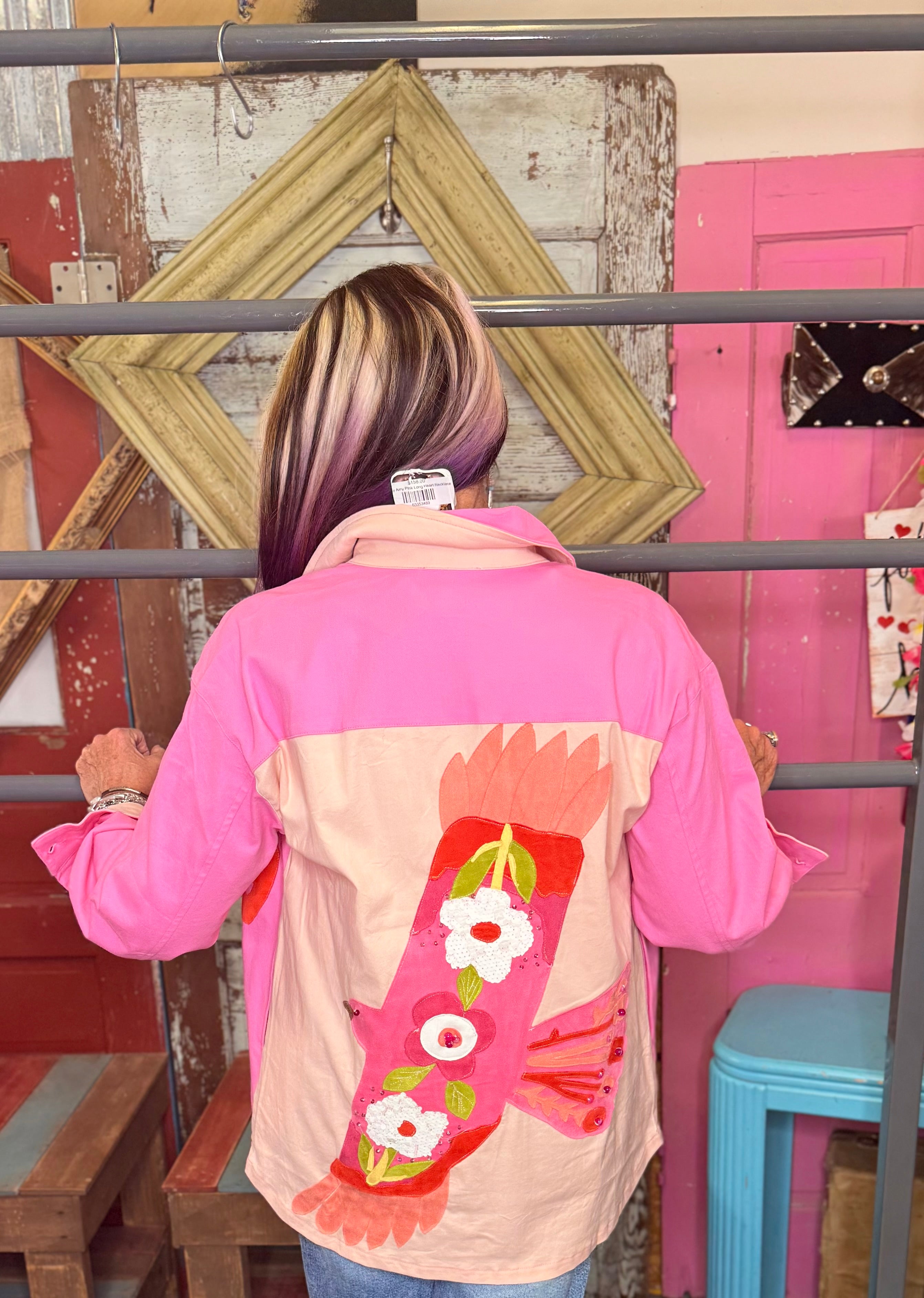 To The Way Pink Dove Jacket
