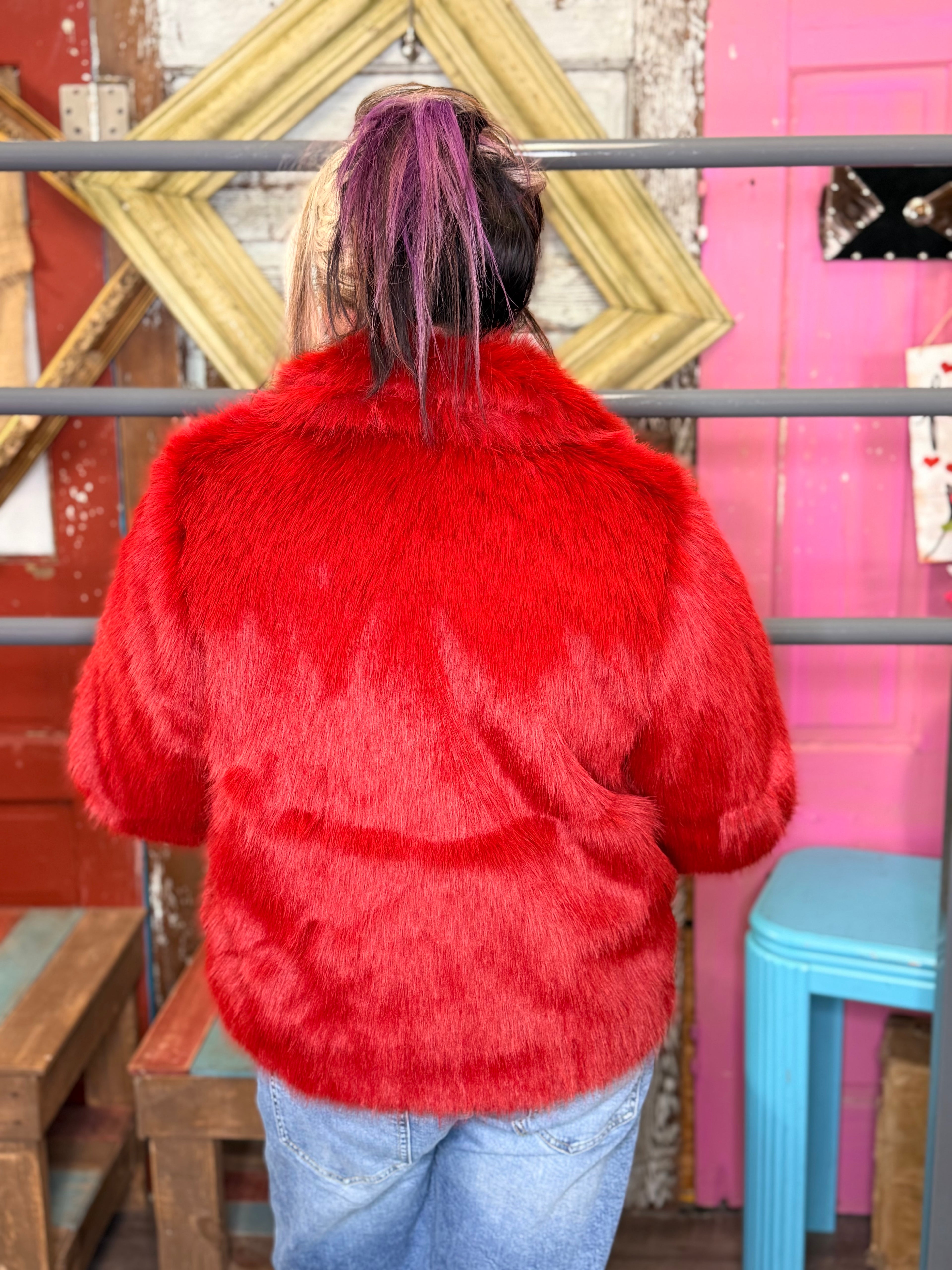 The Way Mock Fun Red Coat