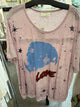 Paper Lace PL-G746T pink Love Moon and Stars tee
