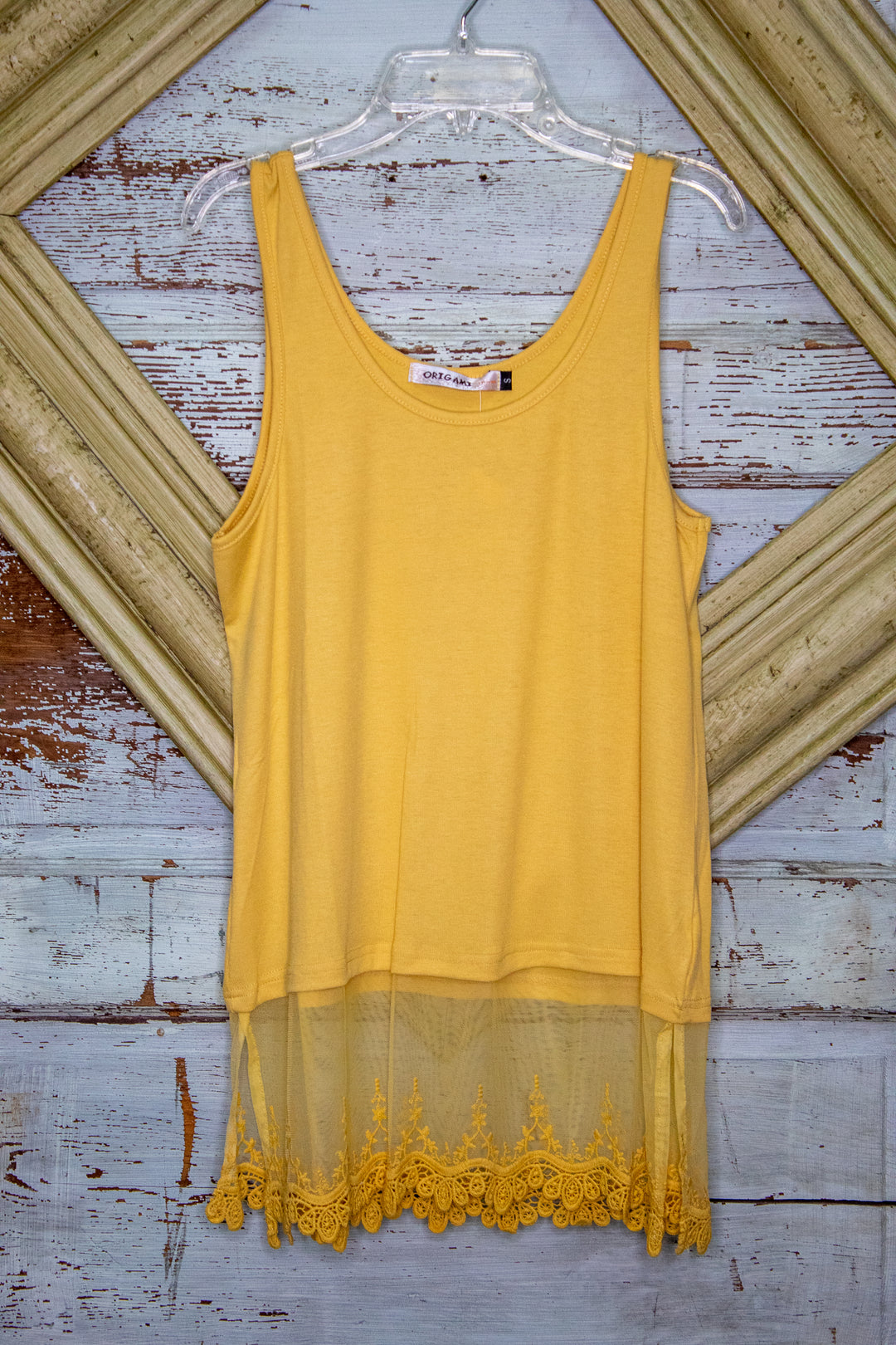 Tank Top With Lace Timing