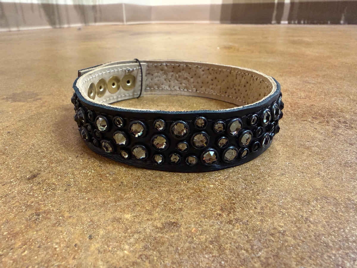 Black / Smoky Kurtman jeweled choker
