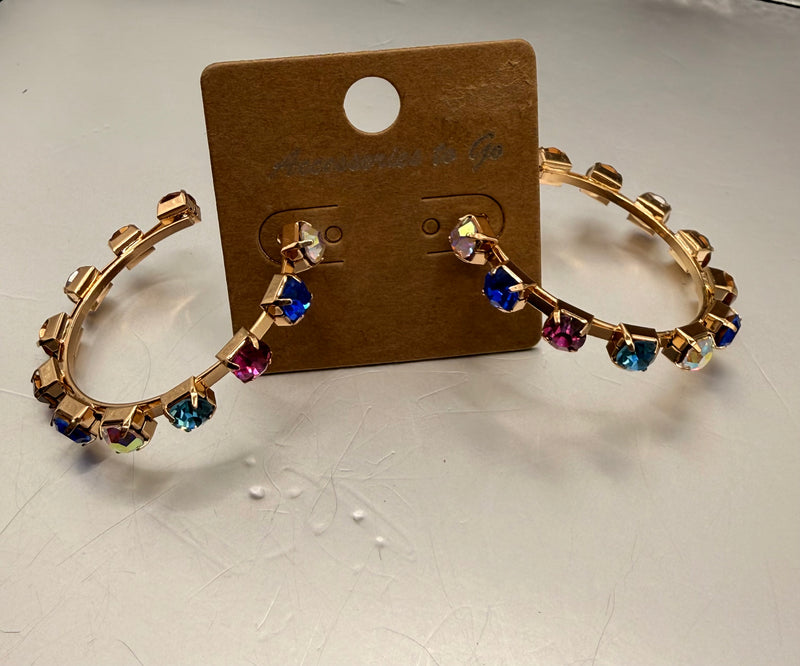 Alice Half Hoop Ears with Studs