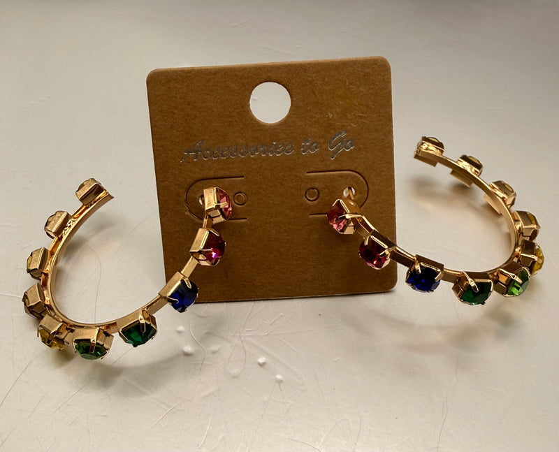 Alice Half Hoop Ears with Studs