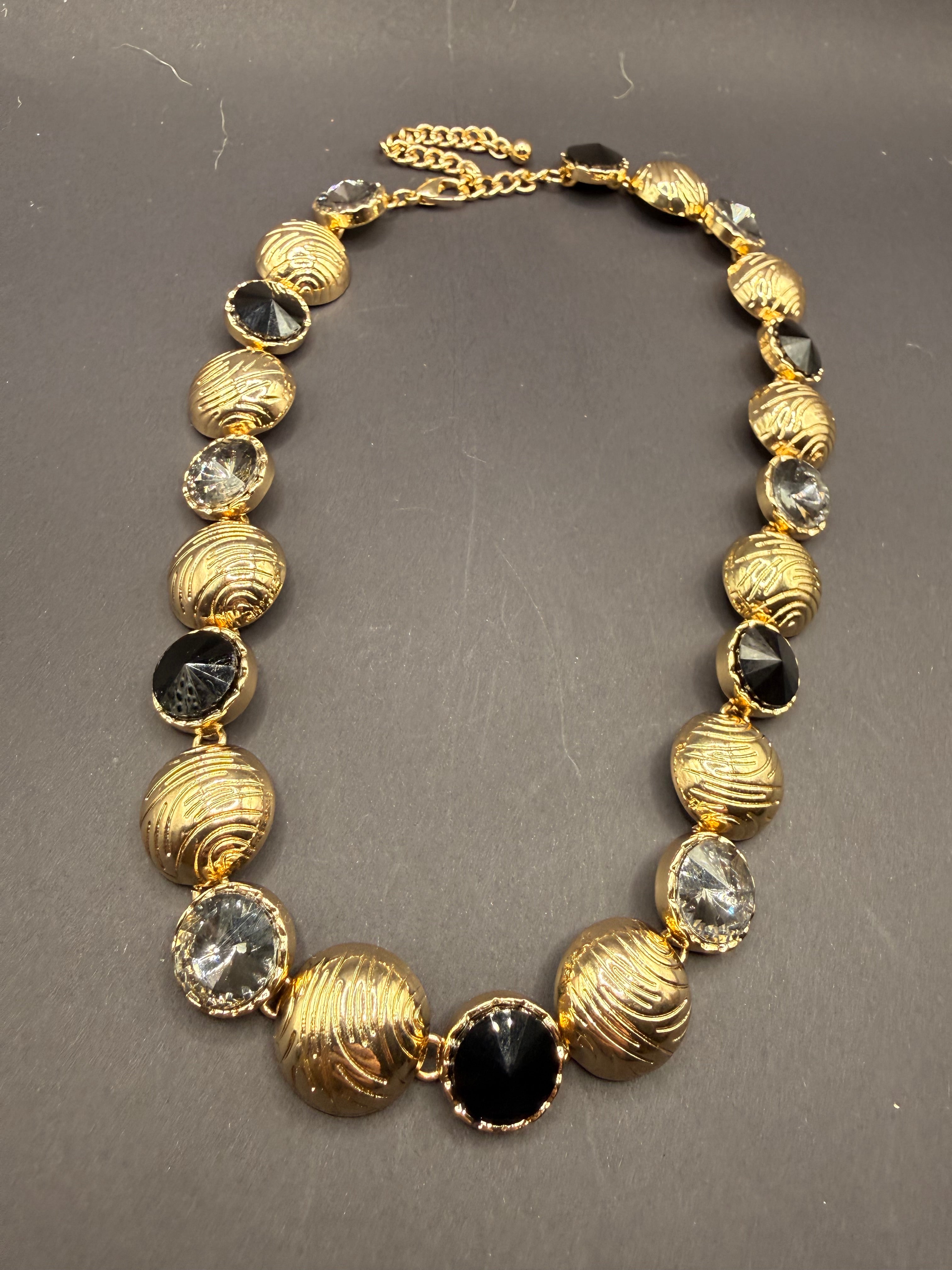 Pre Order Alice Gold Crystal Necklace