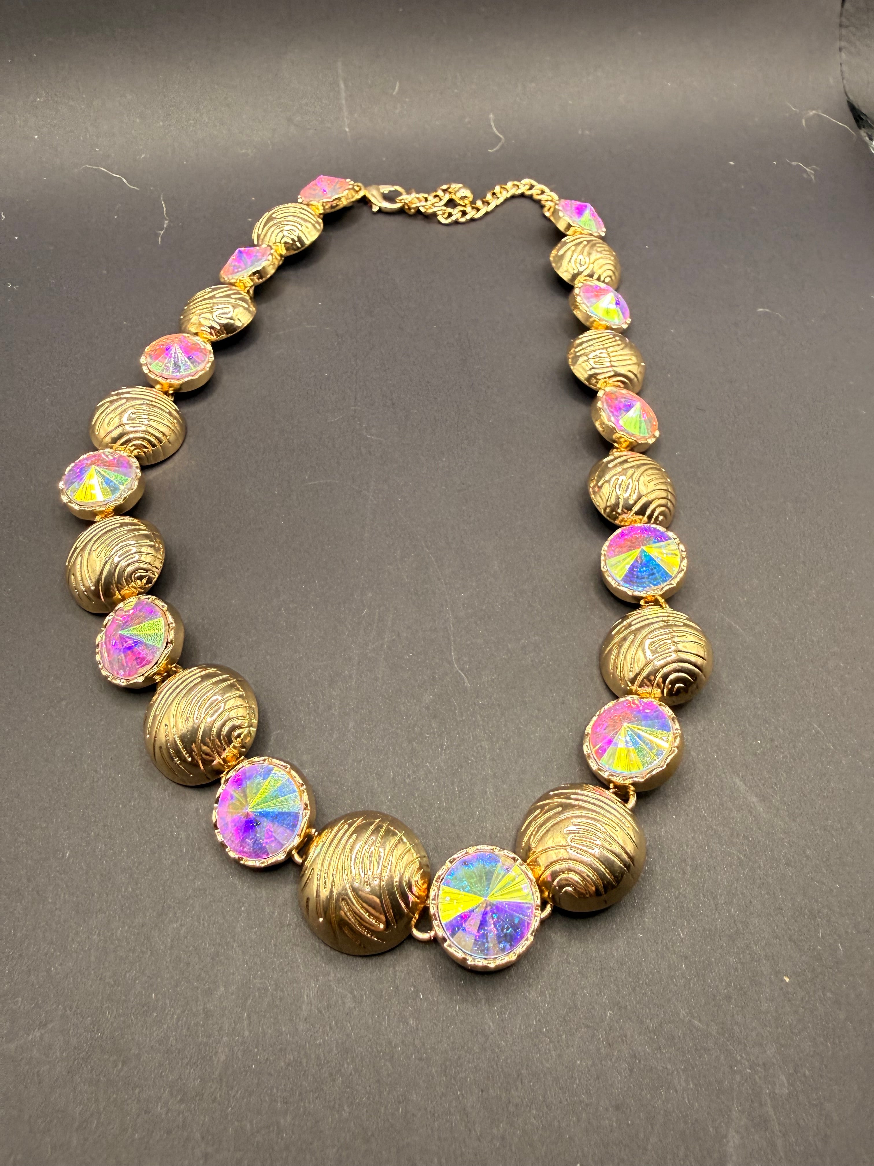 Pre Order Alice Gold Crystal Necklace