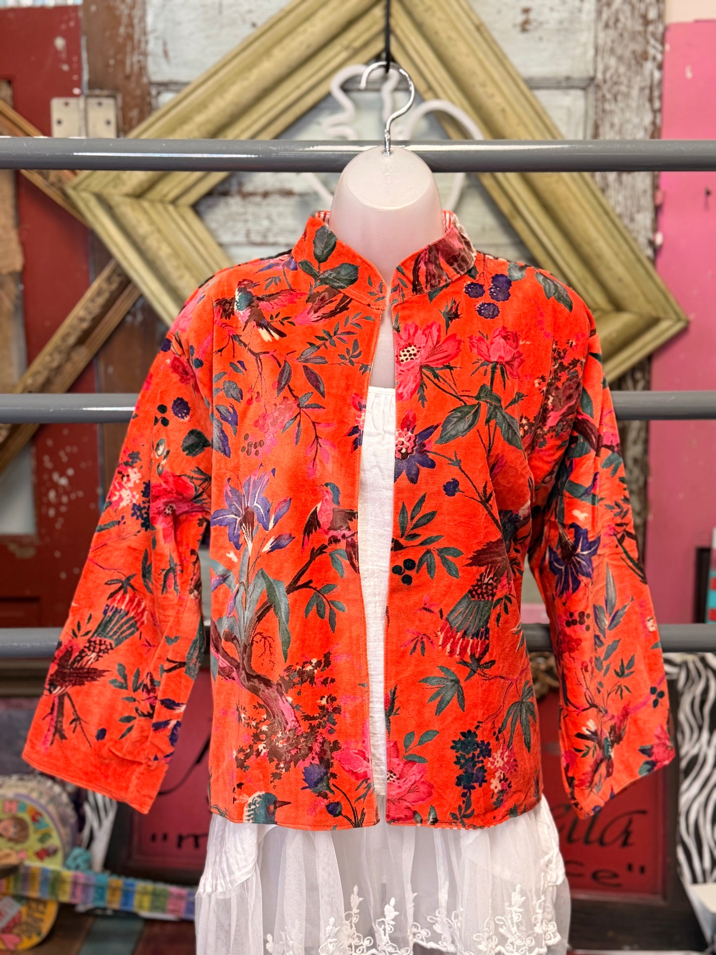 Felecia Bella Velvet Short Jackets