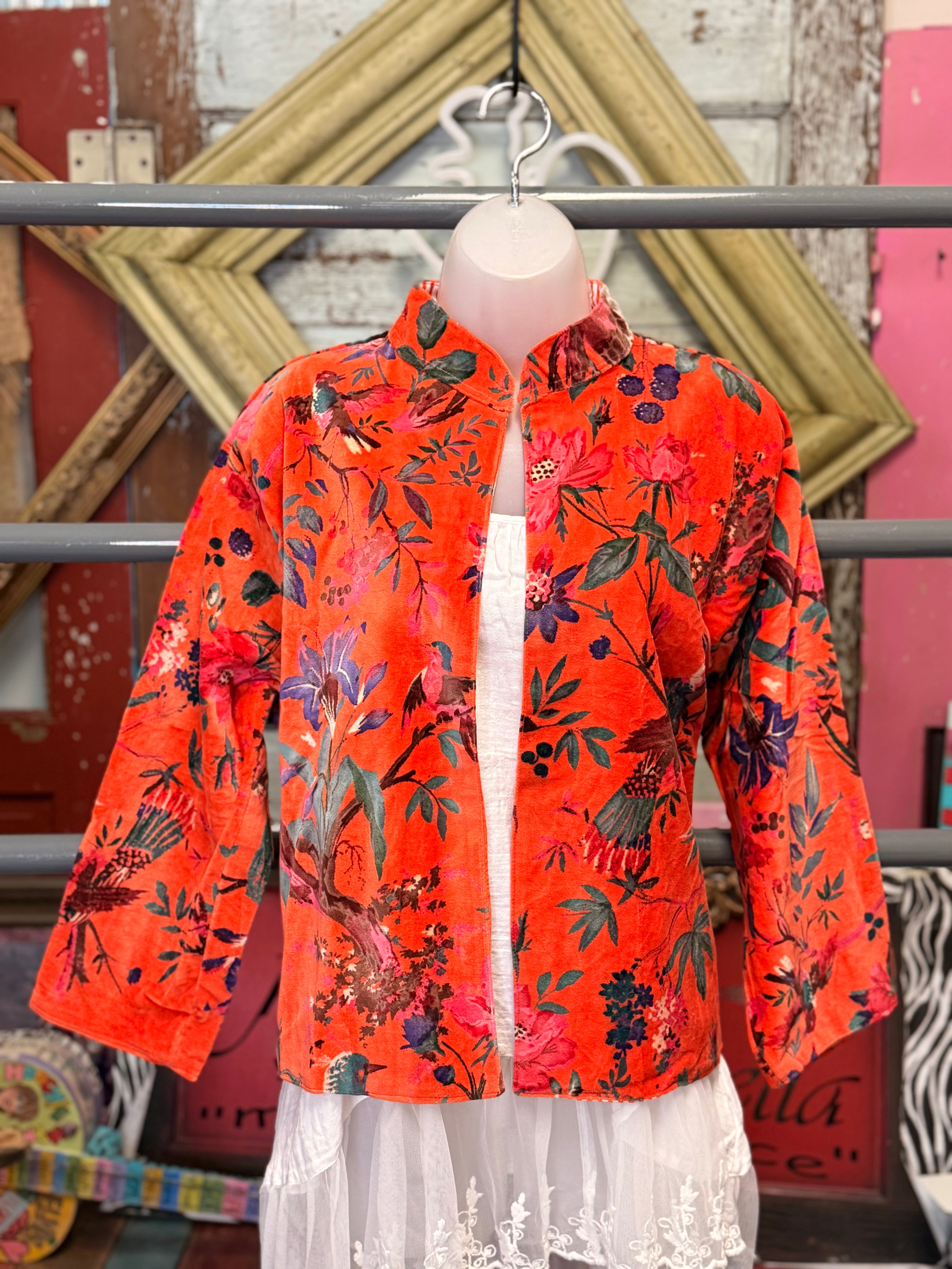 Felecia Bella Velvet Short Jackets