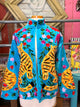 Felecia Bella Velvet tiger Emboridery Short jacket