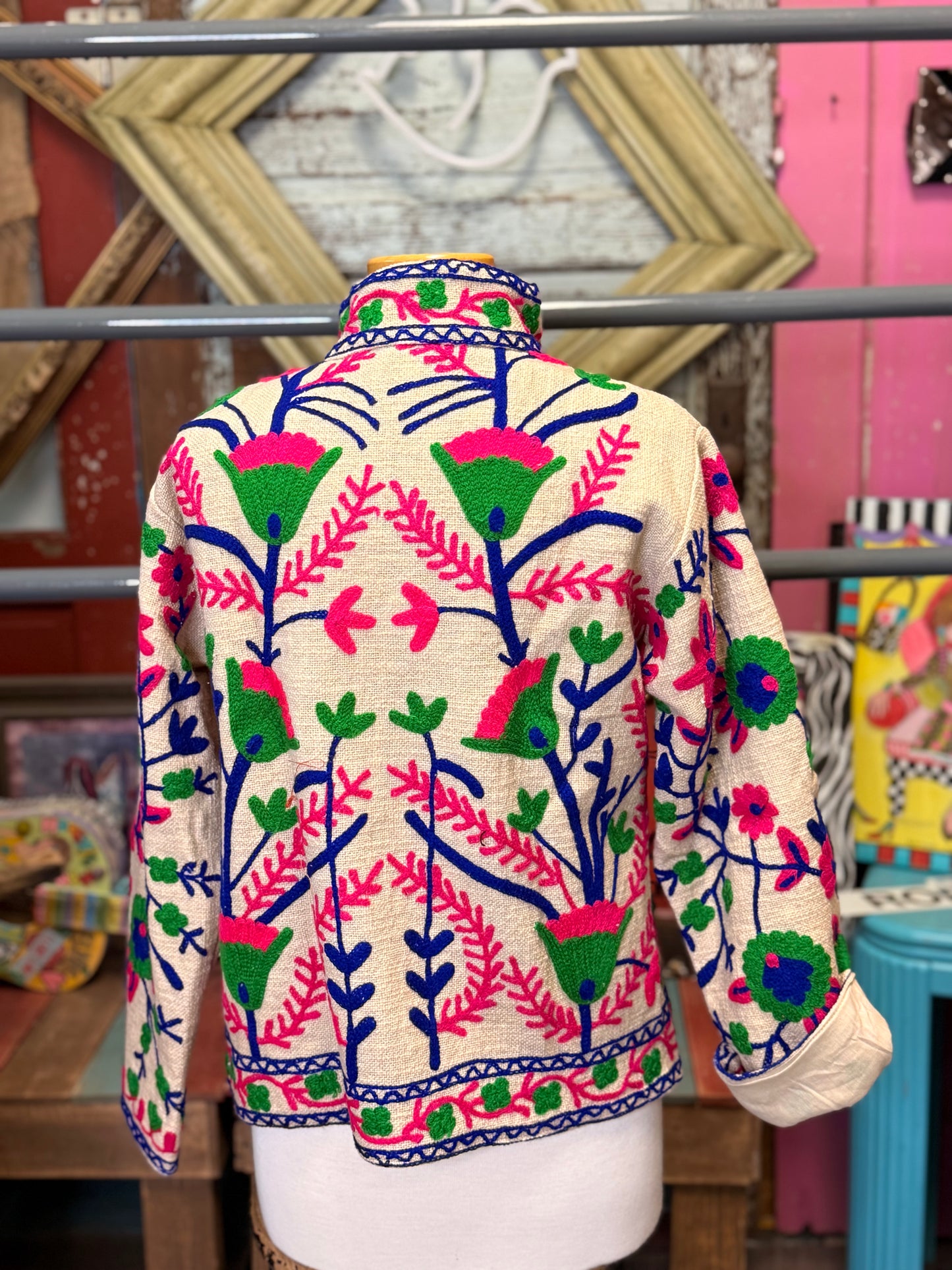 Felecia Bella TNT Cotton Emboridery Short Jacket