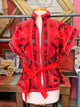 Felecia Bella Velvet Embroidery vest with belt