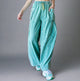 WASHED 3D POCKET SLOUCHY WIDE LEG PANTS