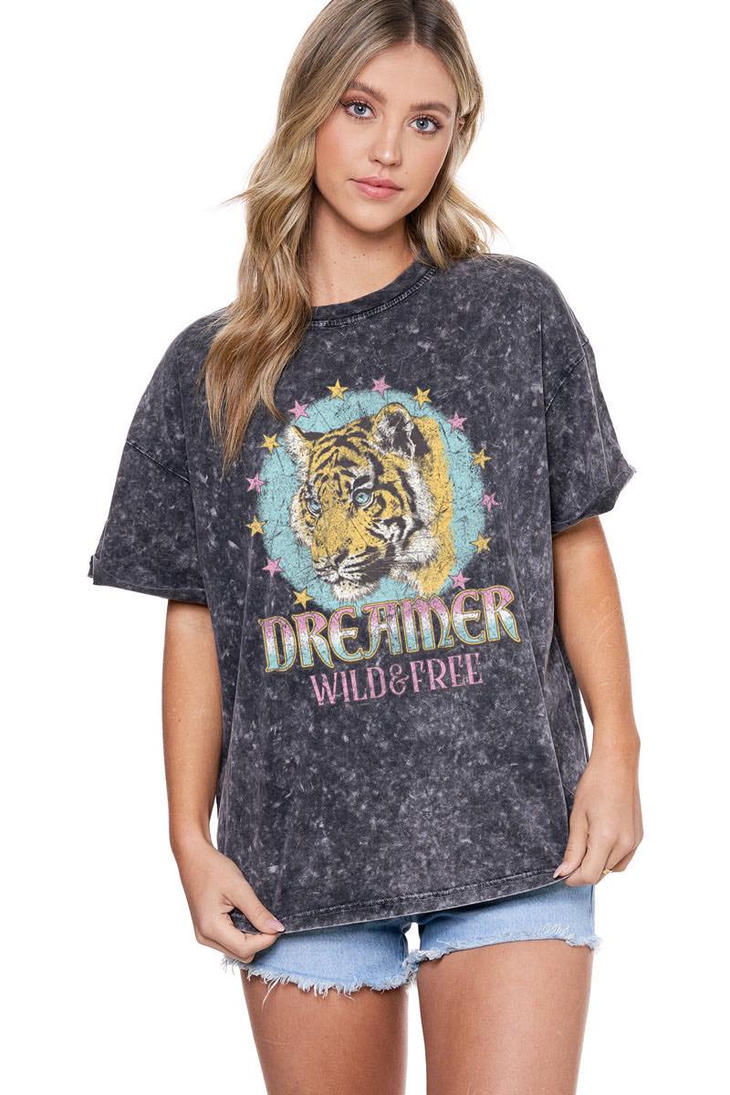 Zutter Dreamer  Wild and Free Tiger Tee