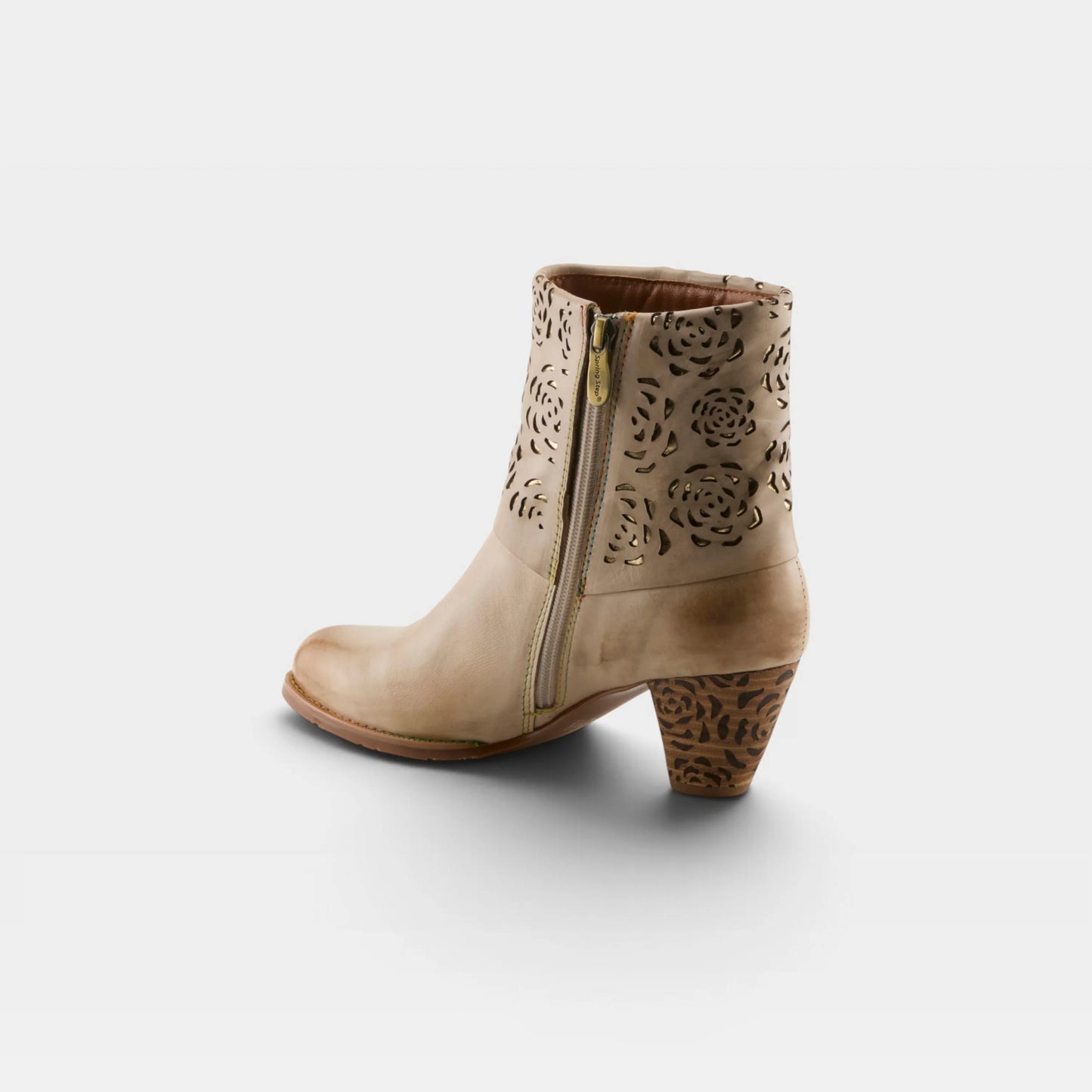 L'Artiste Kissofarose ankle boot back view