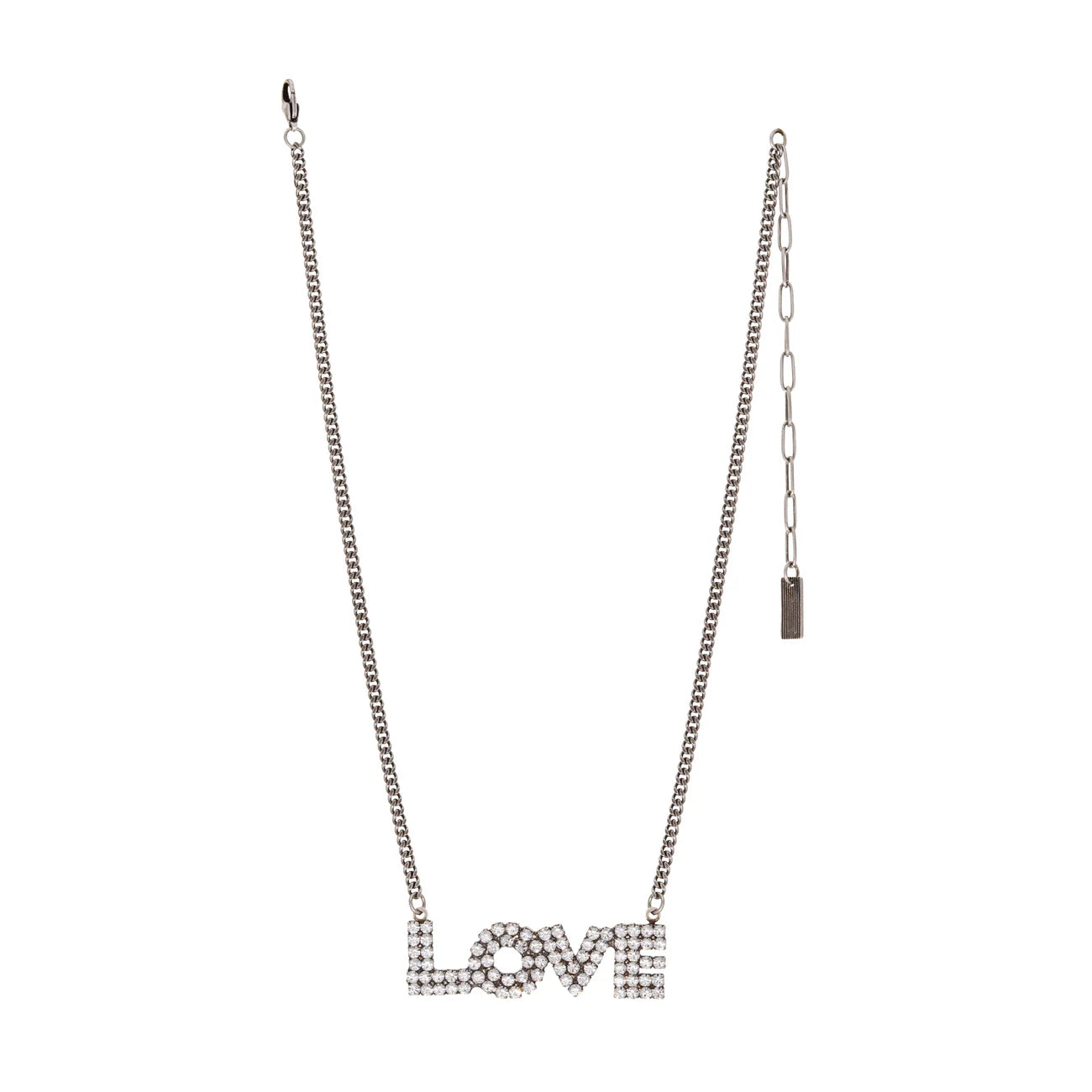 Tova Love Necklace with Swarovski Crystals