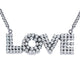 Tova Love Necklace with Swarovski Crystals