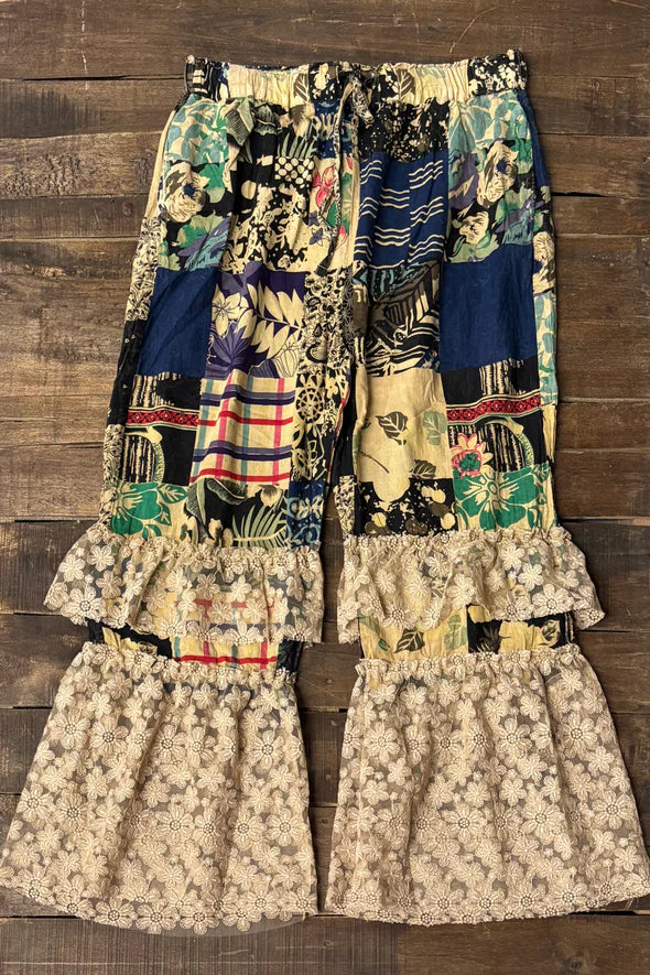 Jaded Gypsy Moon Petal Ruffle Pants