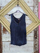 Sequin V-neck Tank