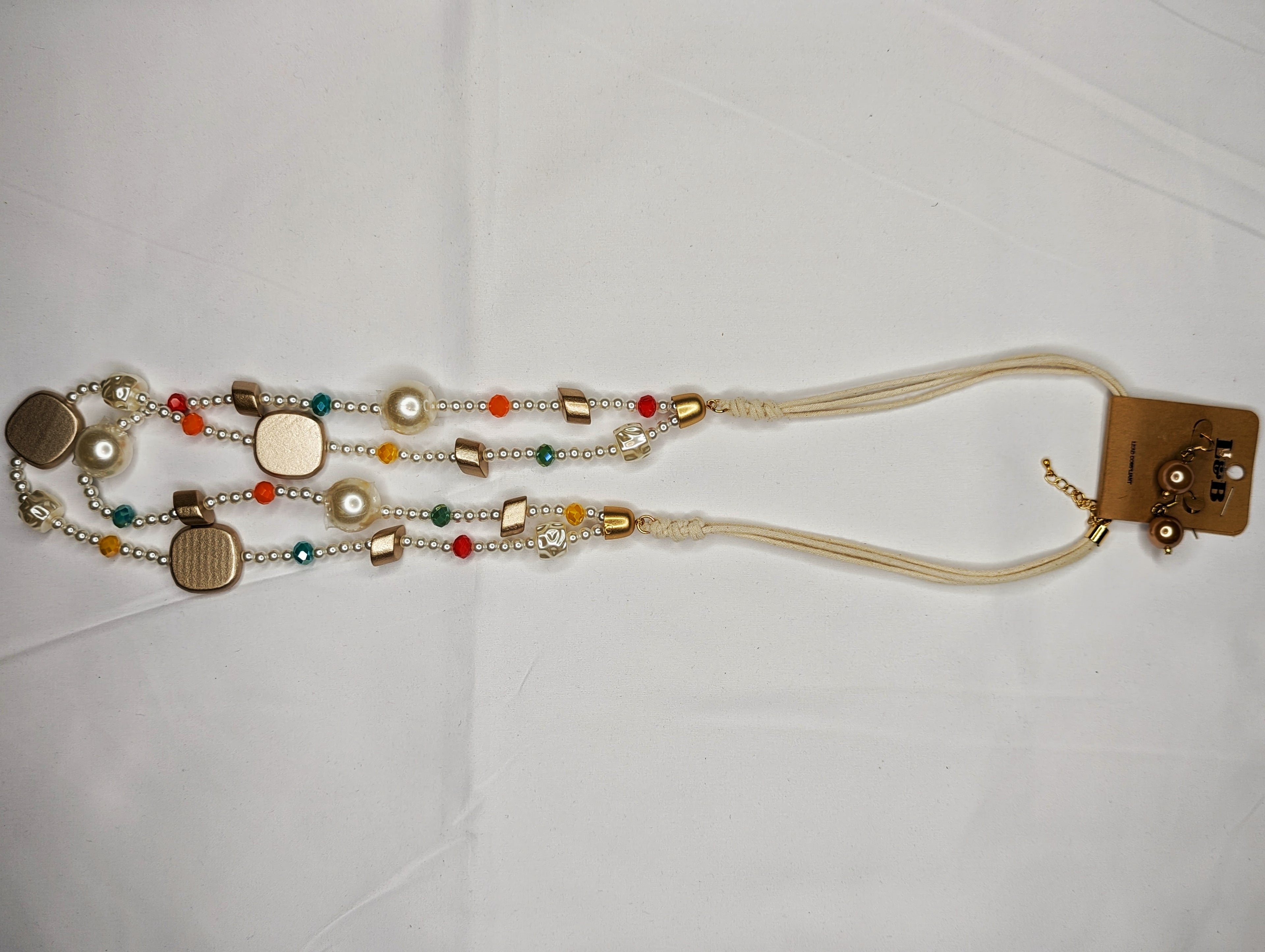 Multi Pearl Neck Set