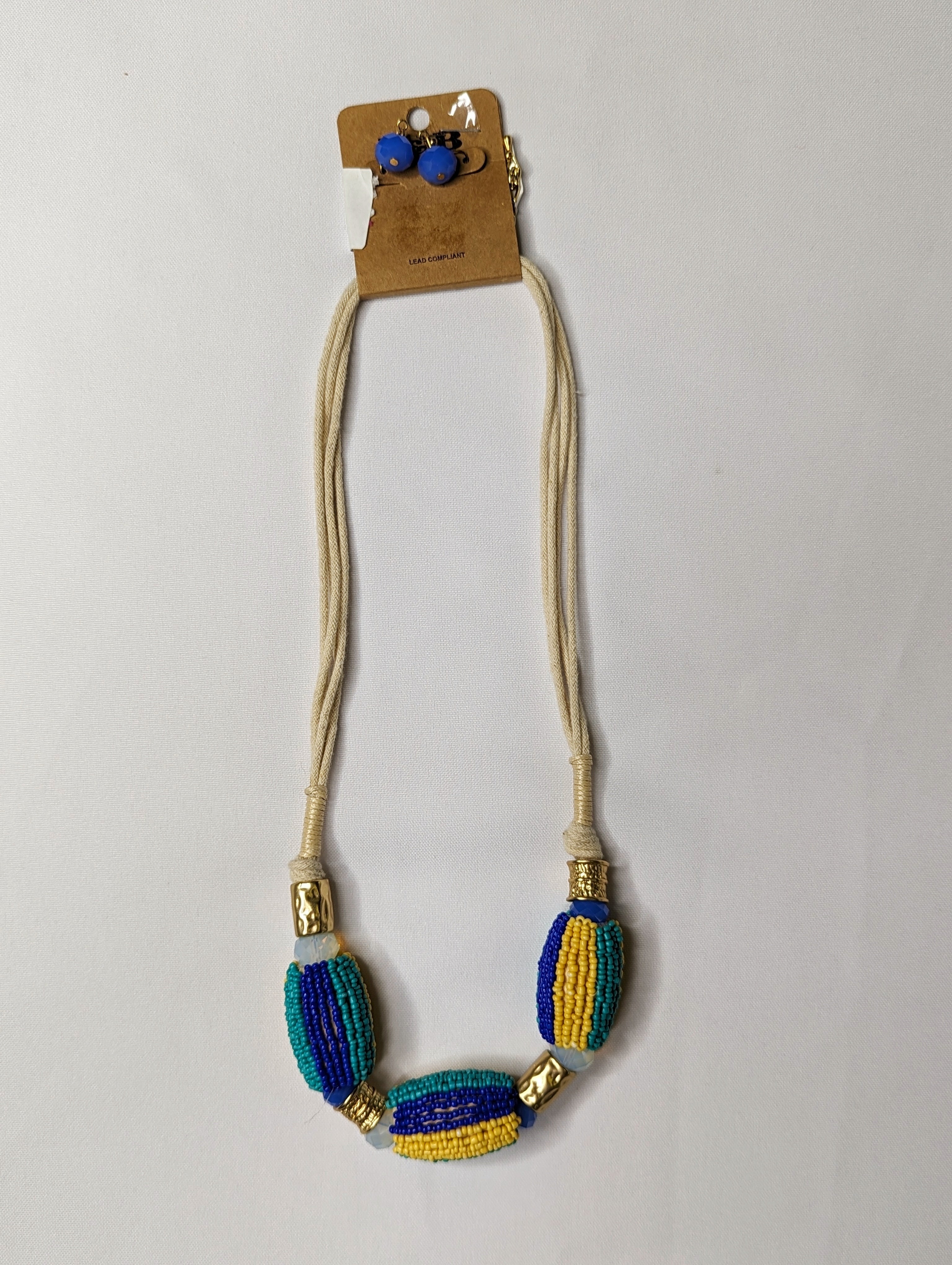 Blue + Turq Neck Set