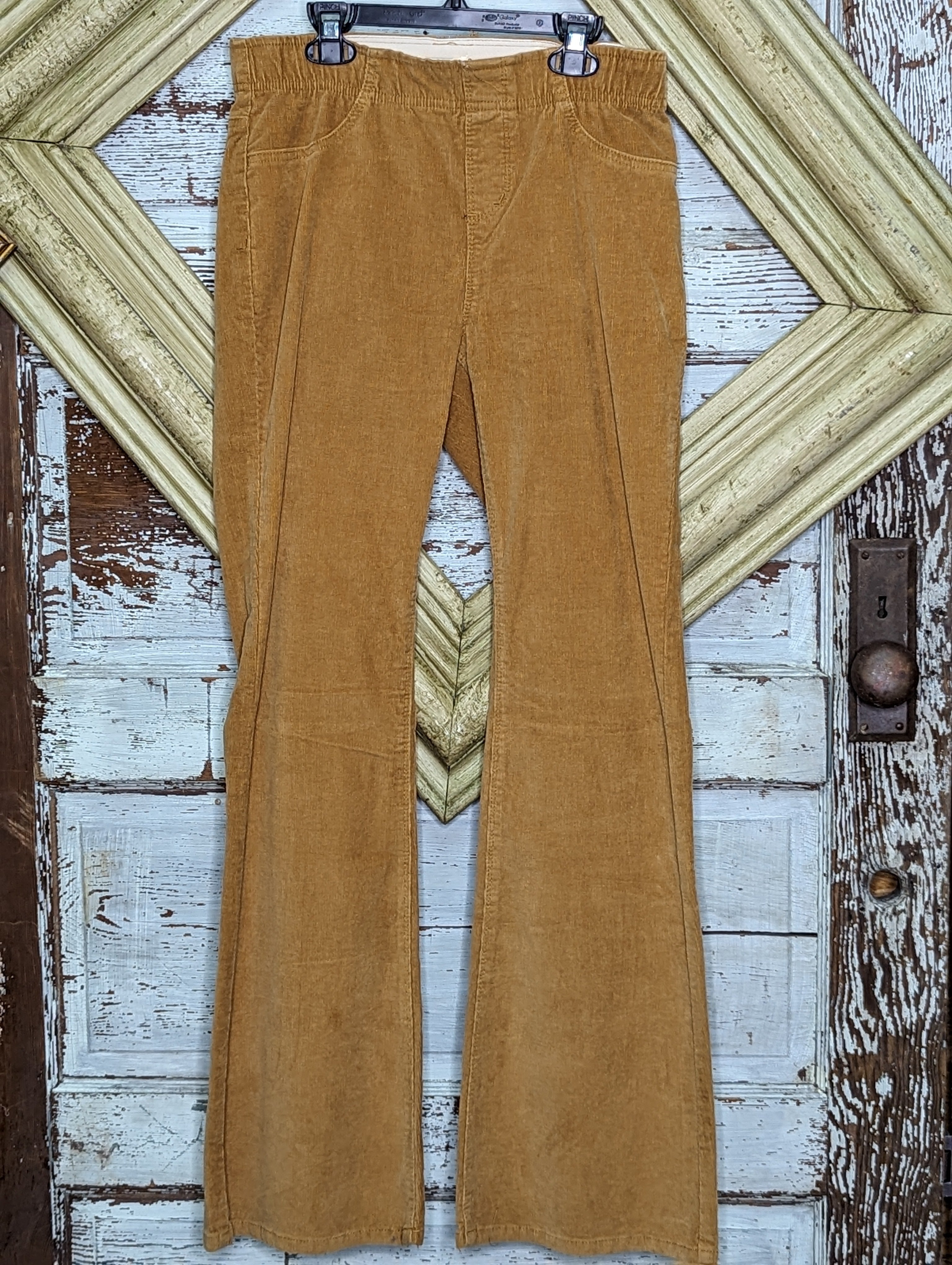 Camel bell bottom pant