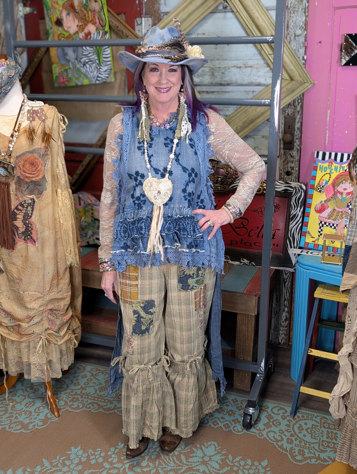 Rare Bird Strawberry Pants