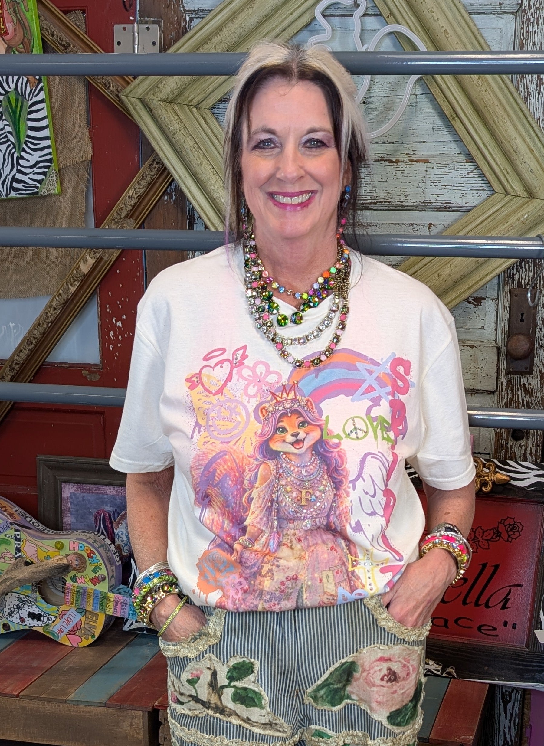 Felecia's FeFe Squirrel Mascot Graphic Tee