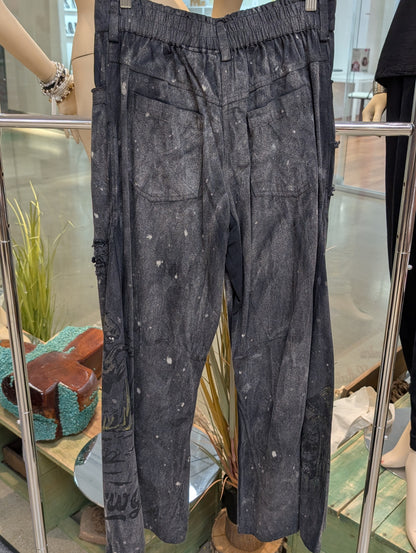 PAPER LACE PL-G662 BLACK PANTS
