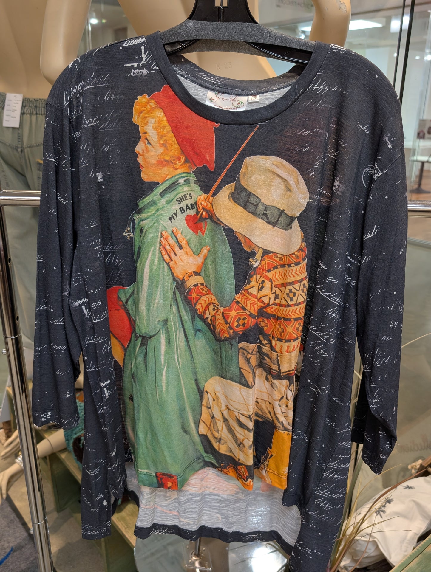 Pre-Order Paper Lace Boy & Girl Graphic Tee S-928T