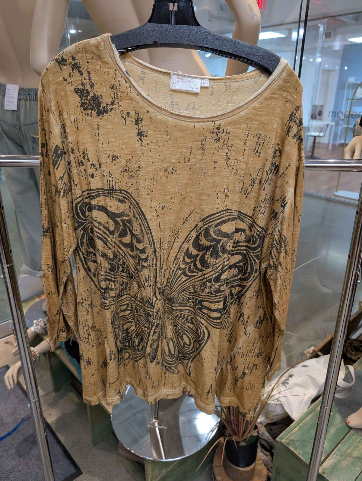 Pre-Order Paper Lace Butterfly Top PL-G636T