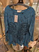 Pre-Order Paper Lace Blue Teal Top PL-G636T