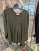 Pre-Order Paper Lace Olive Top PL-R279T