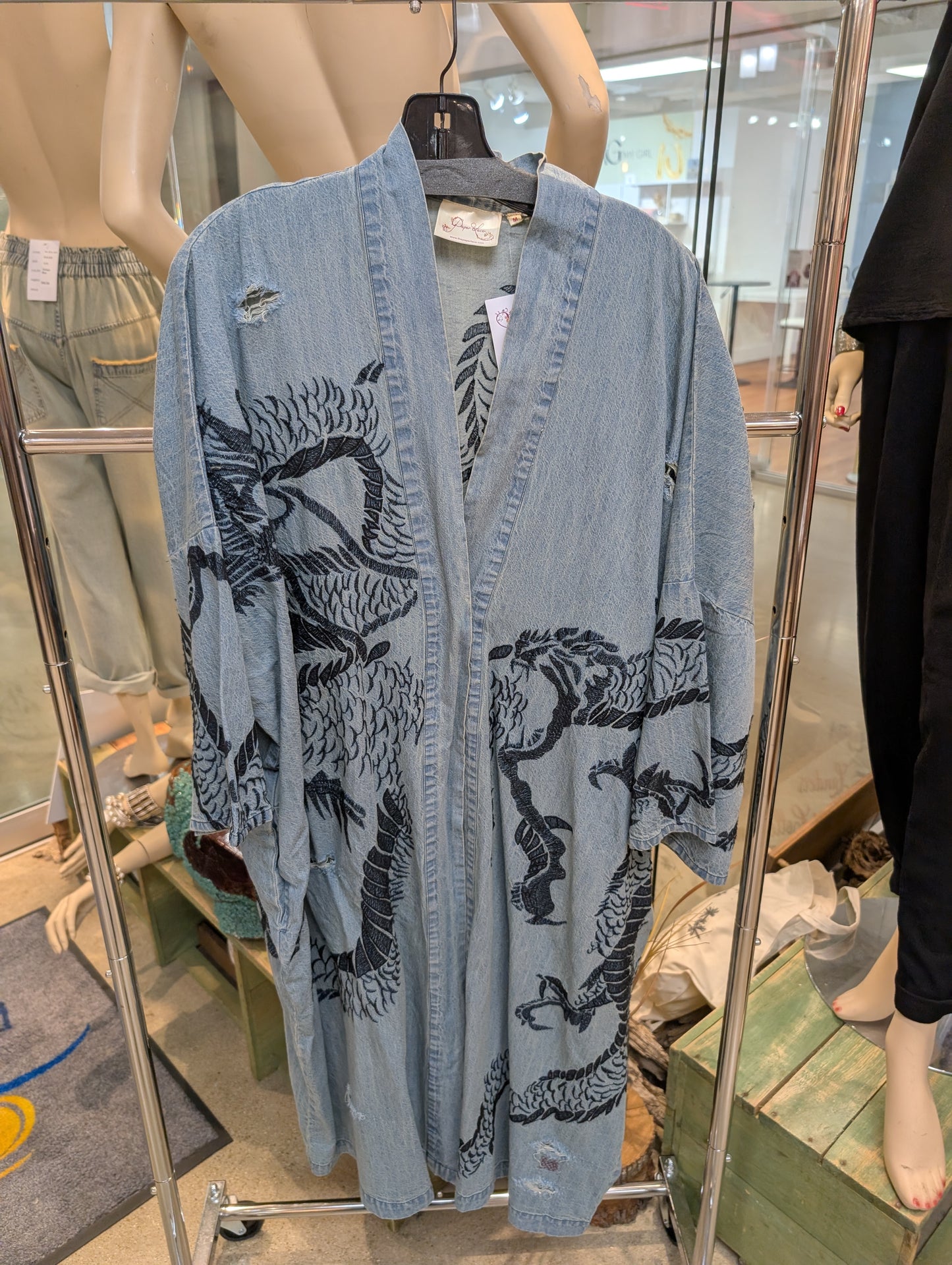 Pre-Order Paper Lace Chambray Duster PLC-809J