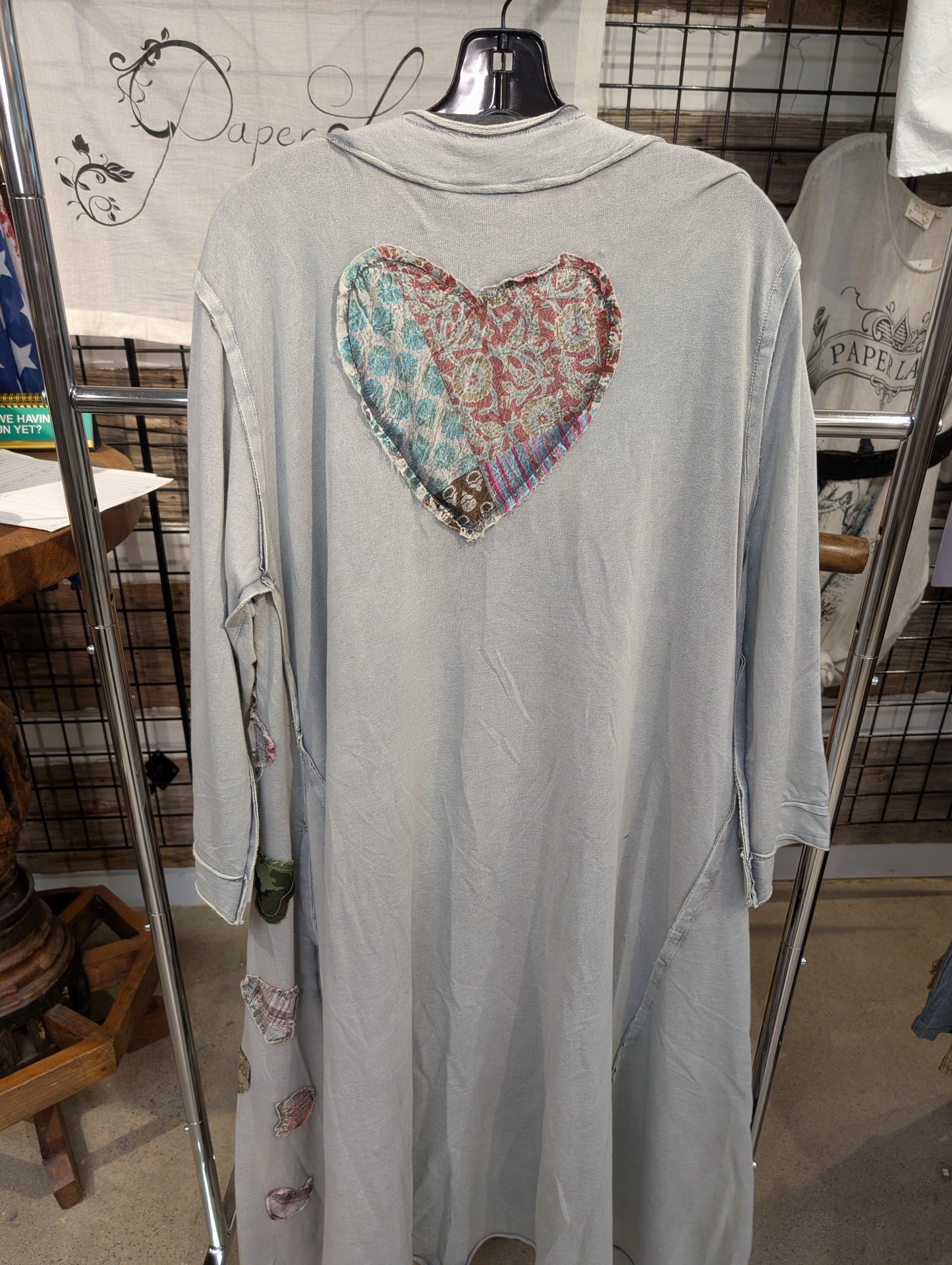 Paper Lace Grey PL-G668J multi heart