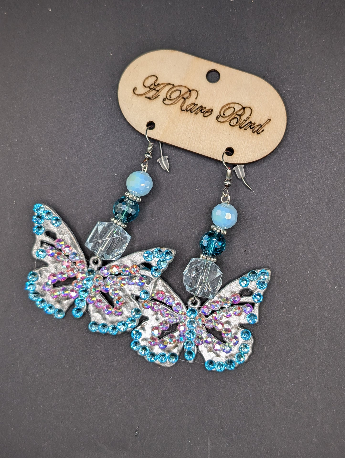 A Rare Bird Butterfly Earings